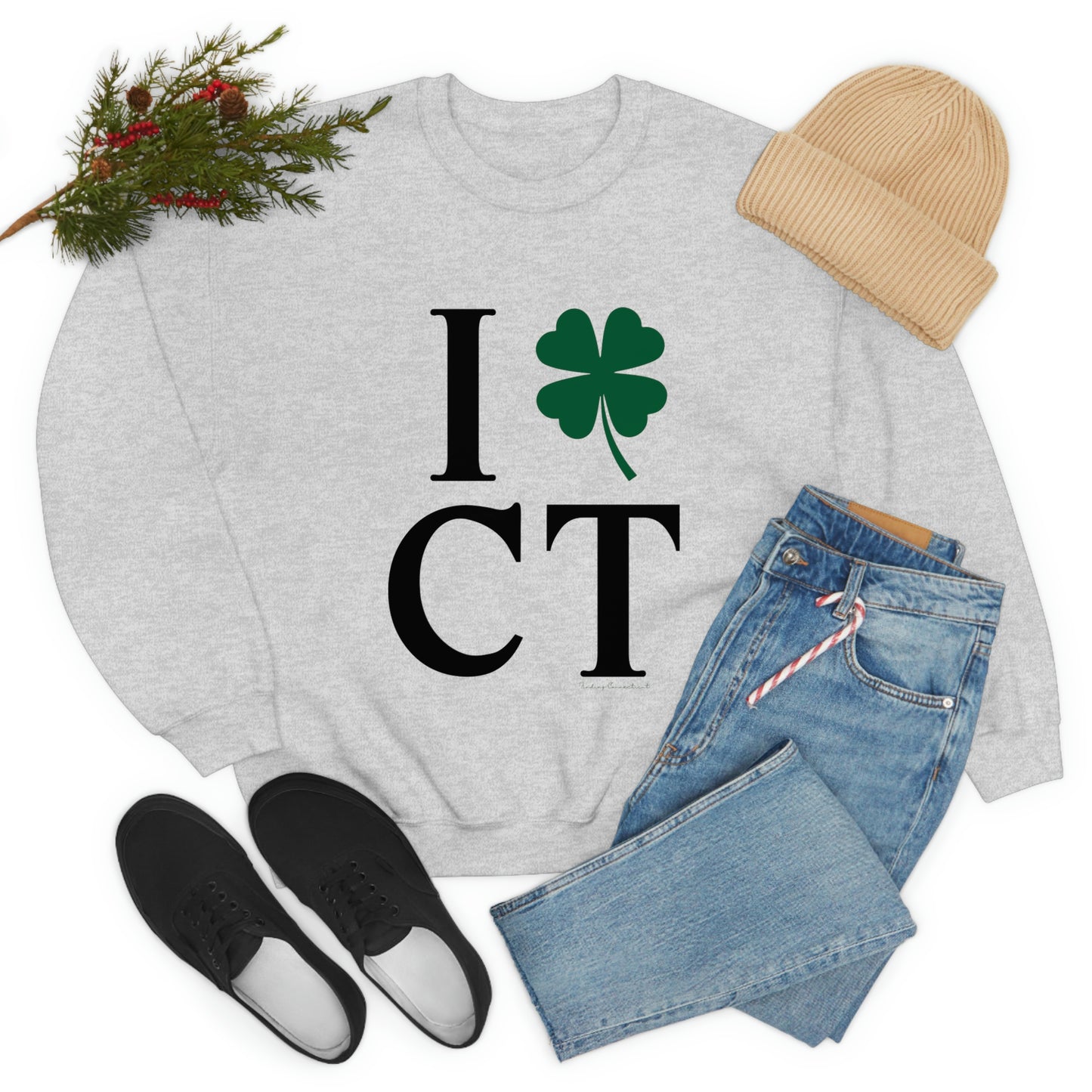 I Clover CT Unisex Heavy Blend™ Crewneck Sweatshirt