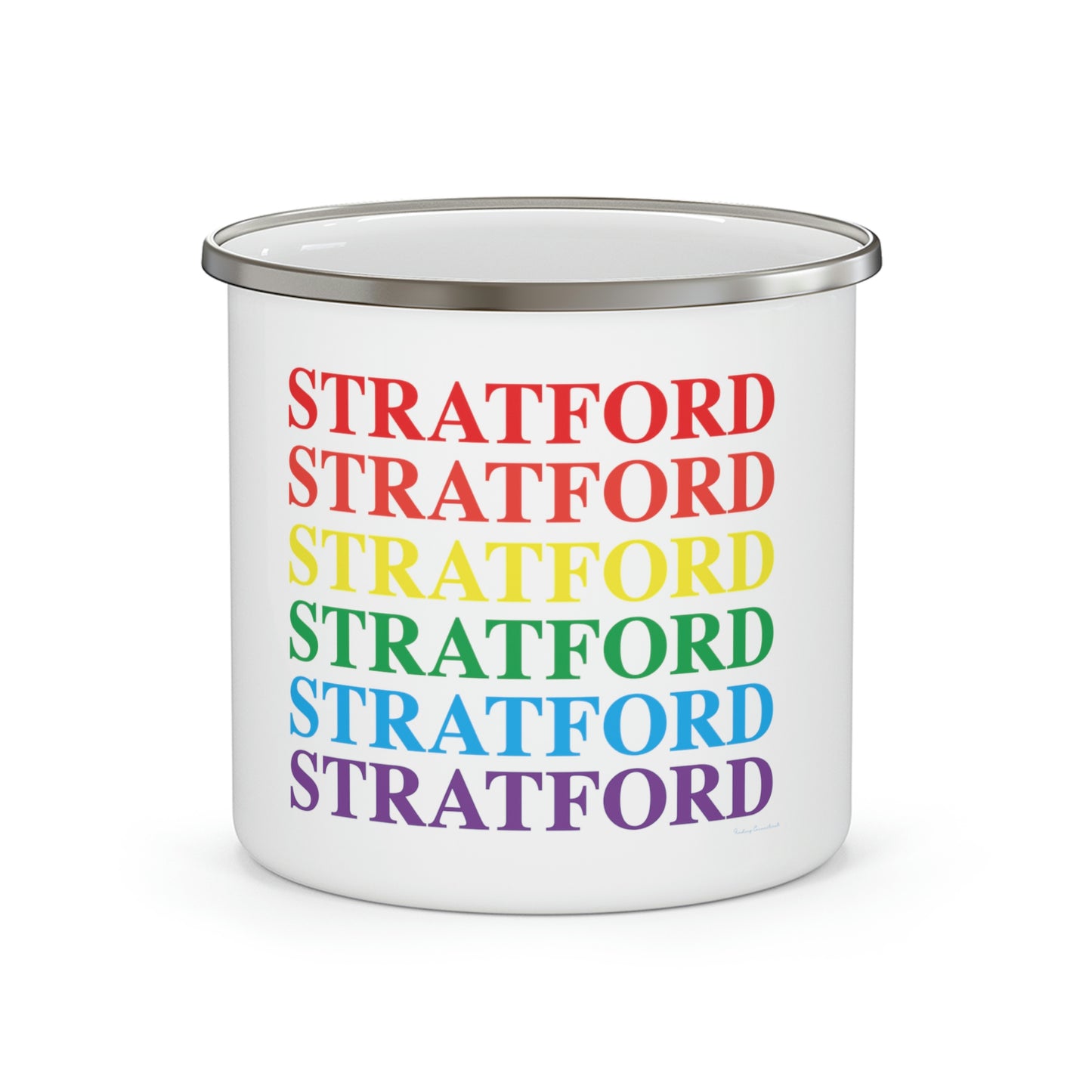 stratford ct pride  camping mug 