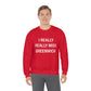 I Really Really Miss Greenwich Unisex Heavy Blend™ Crewneck Sweatshirt