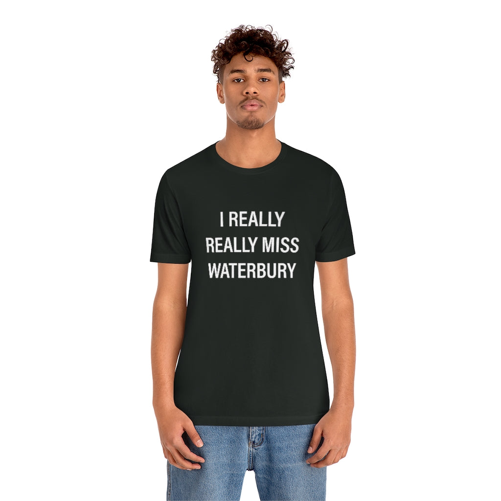 I Really Really Miss Waterbury Unisex Jersey Short Sleeve Tee