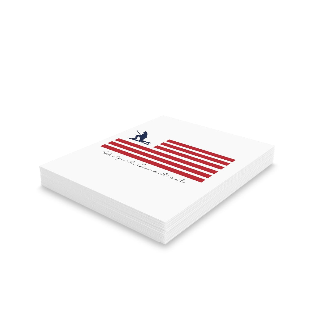 Minuteman Flag Greeting Cards