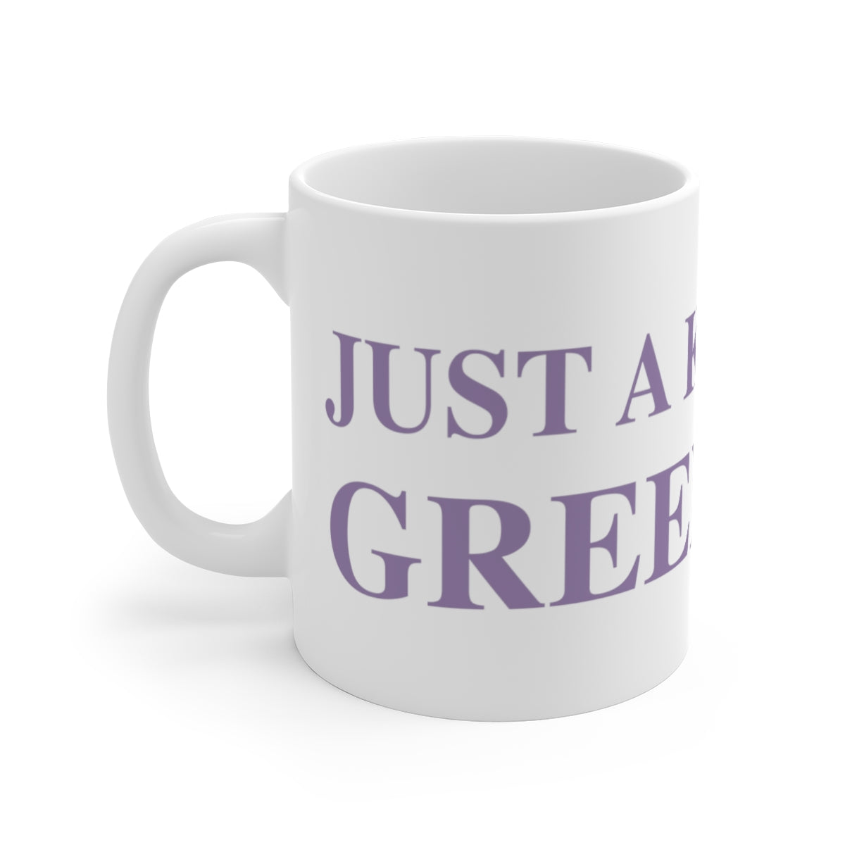 Just a kid from Greenwich White Ceramic Mug