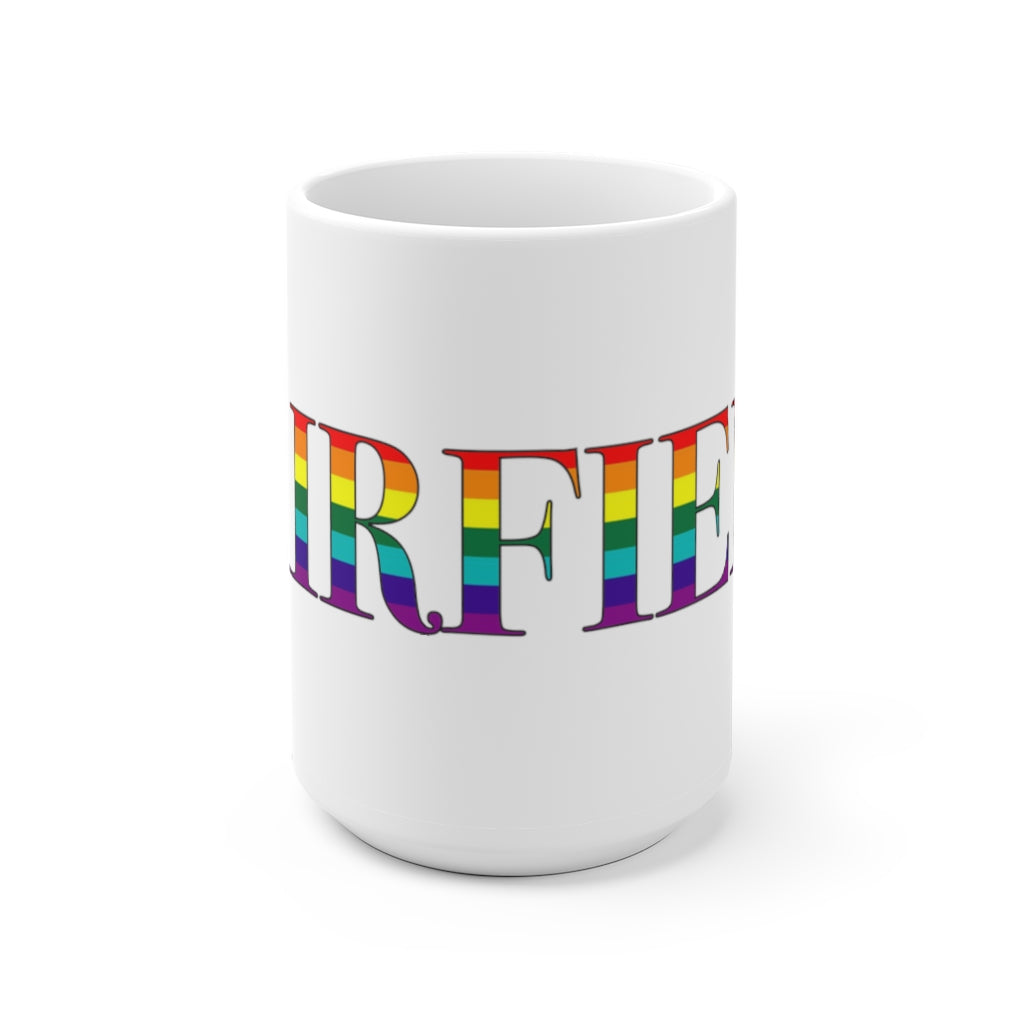 Fairfield pride coffee mug