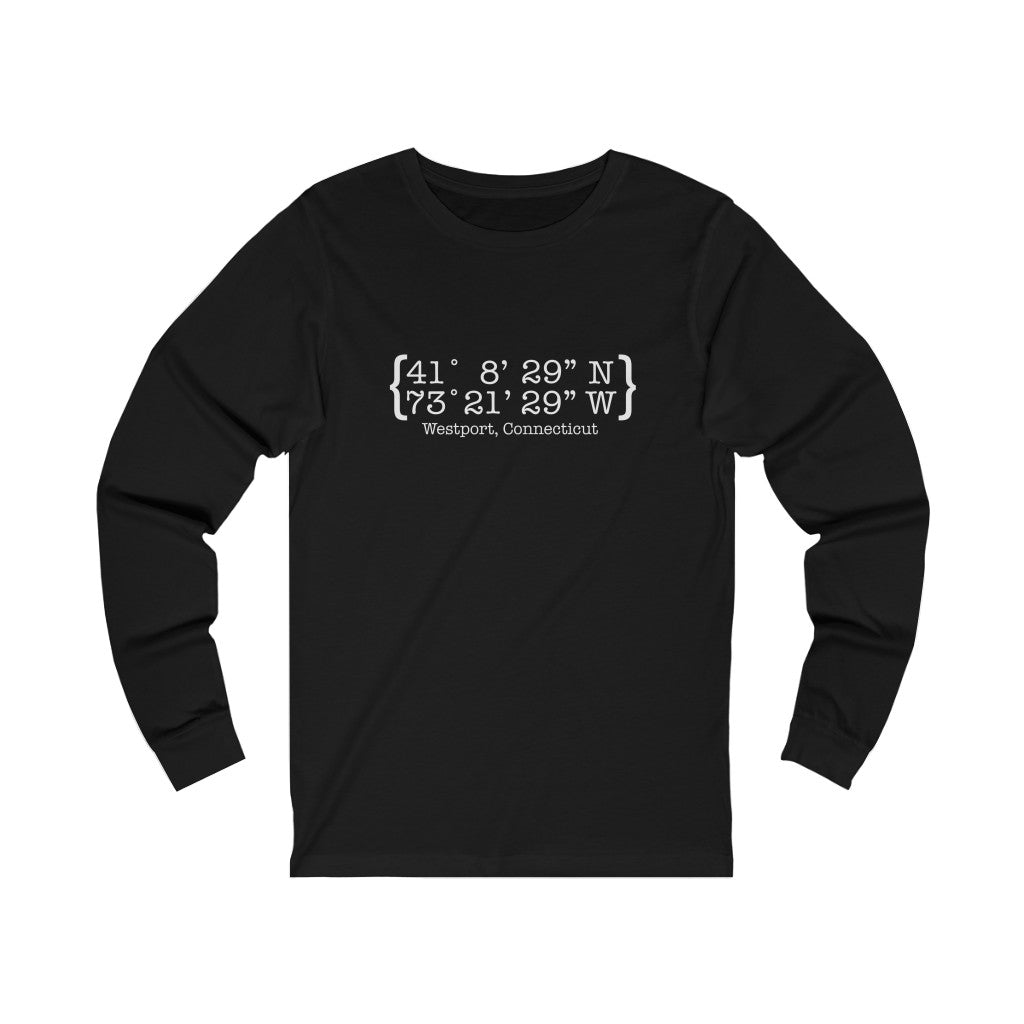 westport ct coordinates long sleeve tee shirt