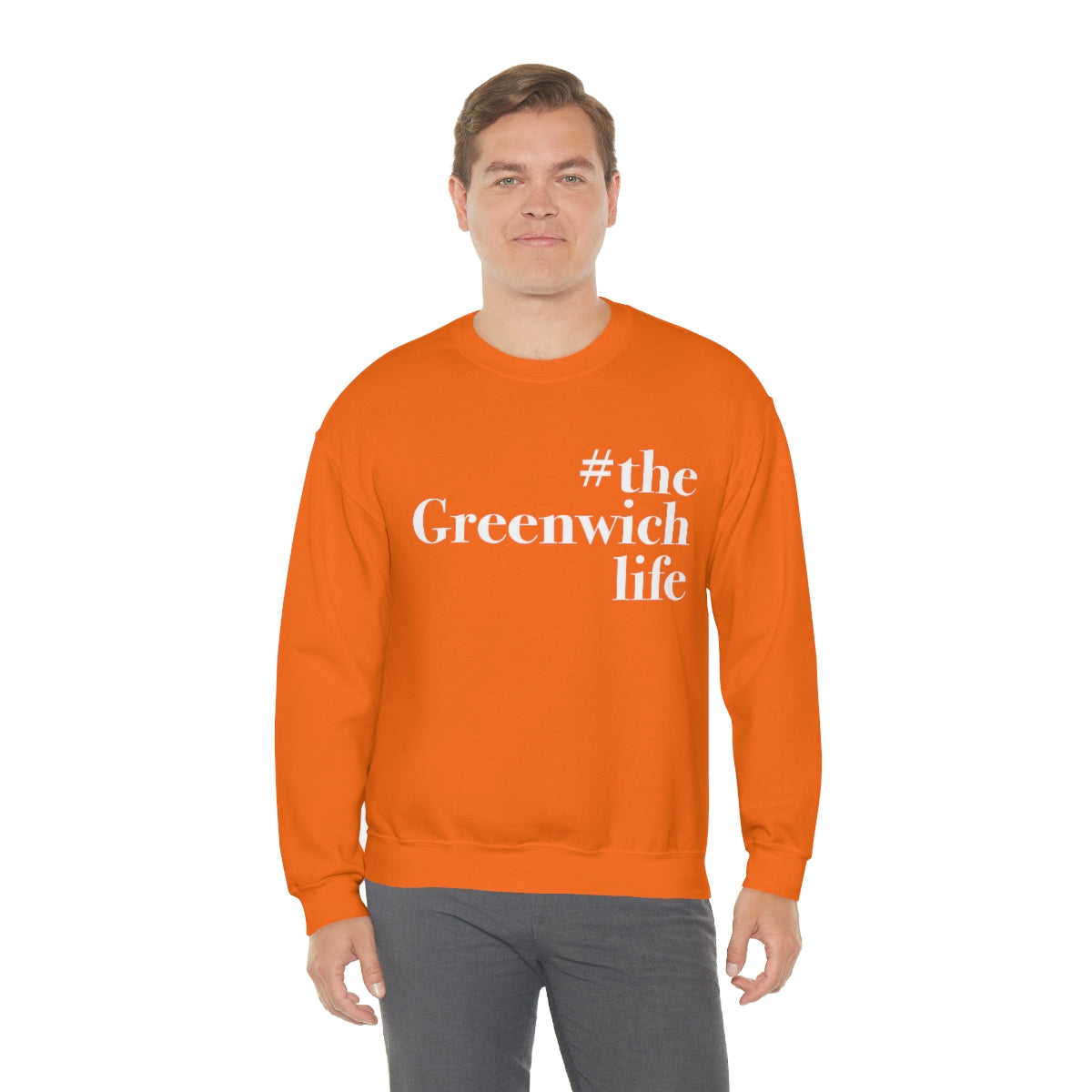 #thegreenwichlife Unisex Heavy Blend™ Crewneck Sweatshirt