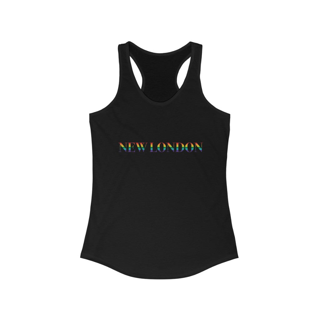 New London Rainbow Women's Ideal Racerback Tank