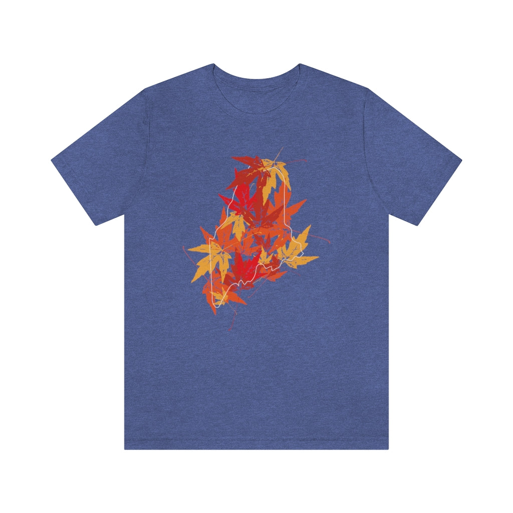 Maine leaves shirt