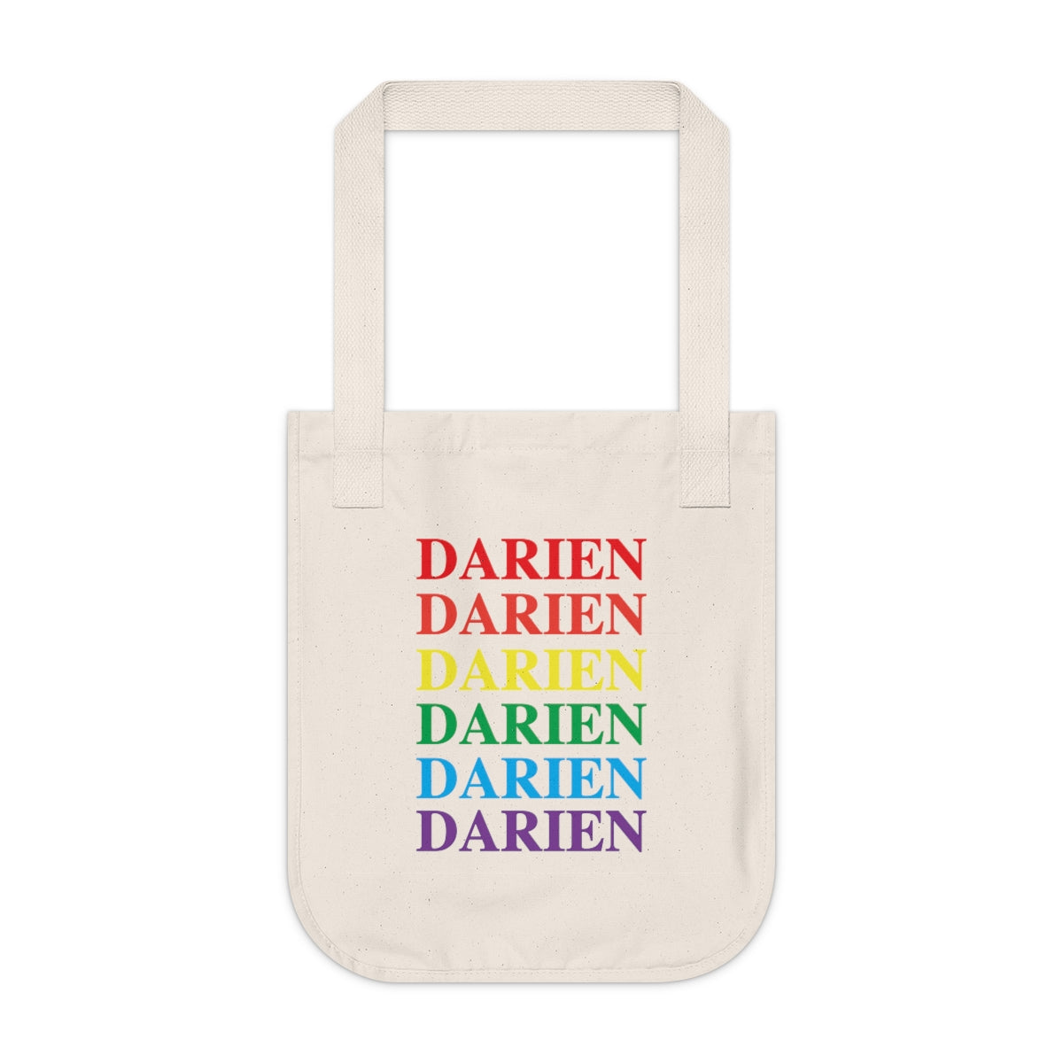 Darien Pride Organic Canvas Tote Bag