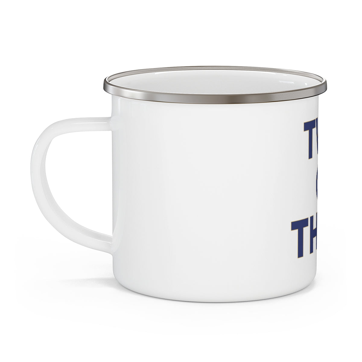 Two O' Three Enamel Camping Mug