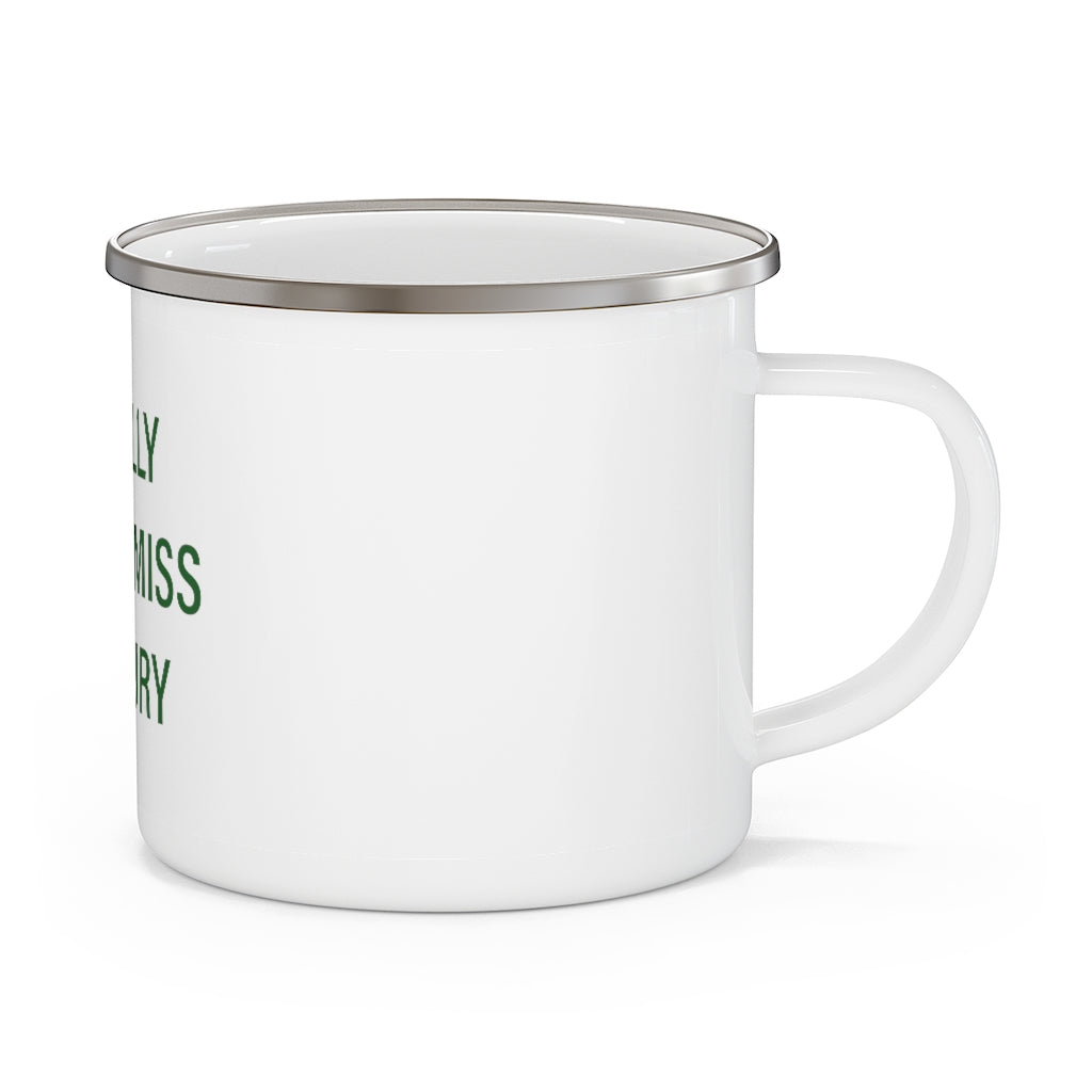 I Really Really Miss Danbury Enamel Camping Mug