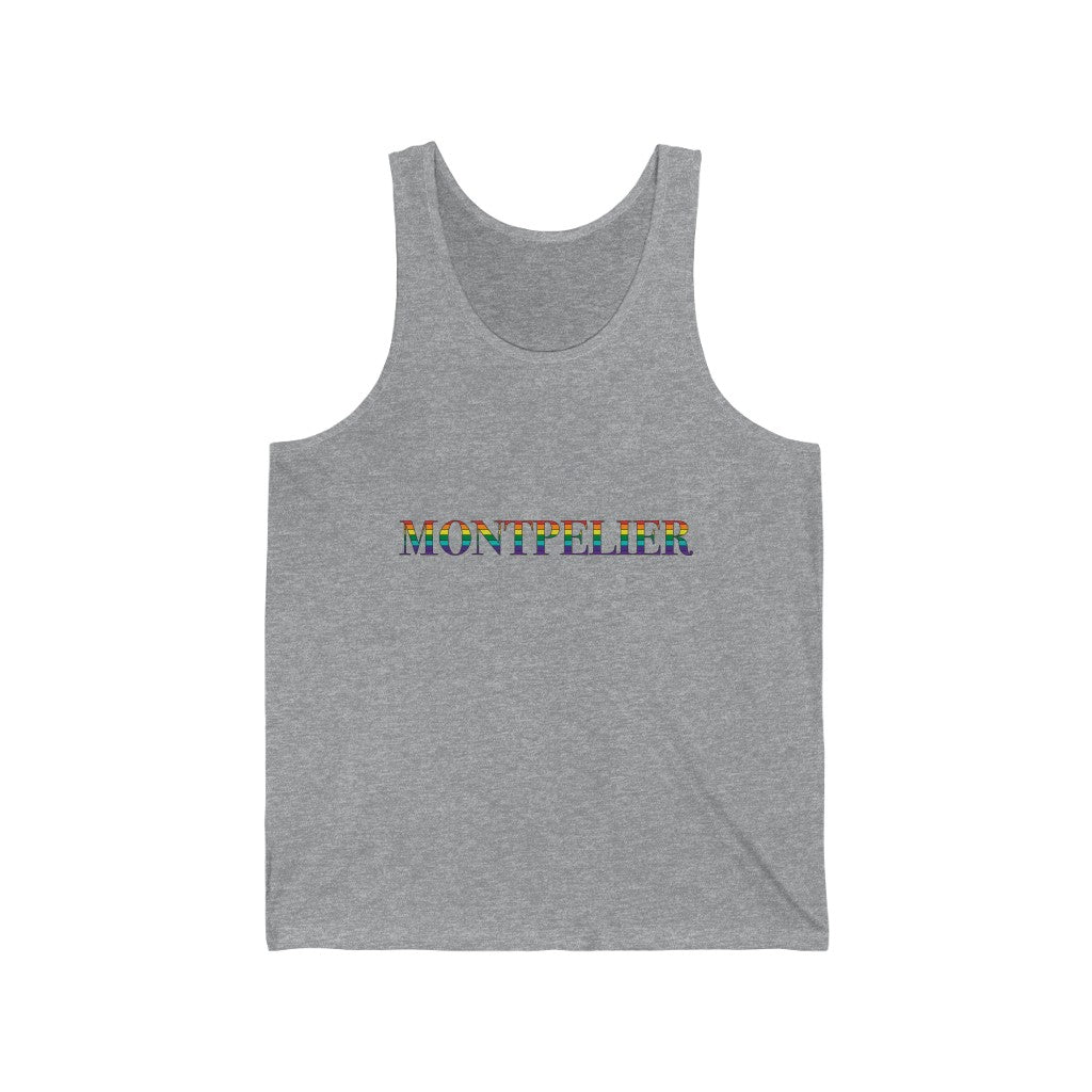 Montpelier Rainbow Unisex Jersey Tank