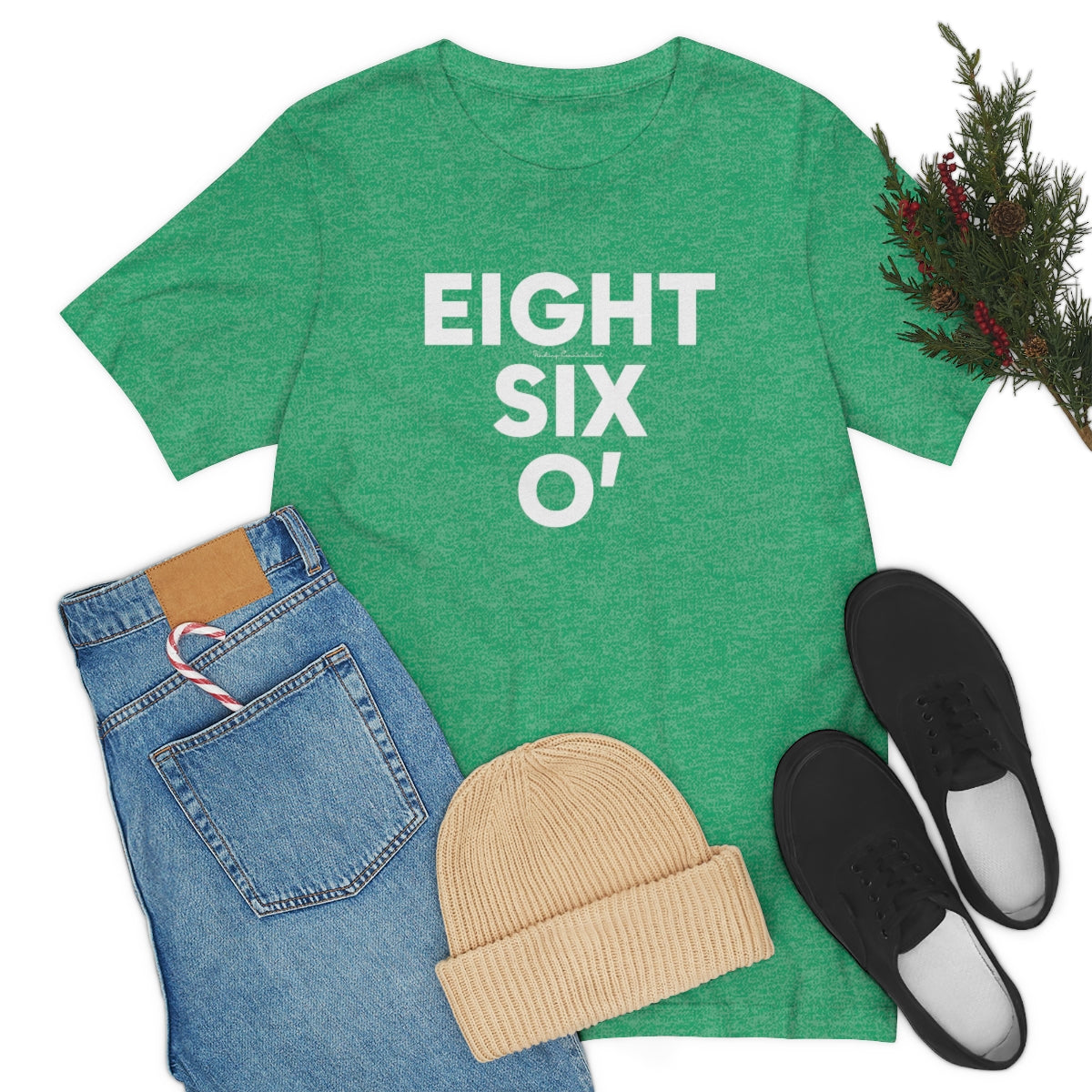 Eight Six O' Unisex Jersey Short Sleeve Tee