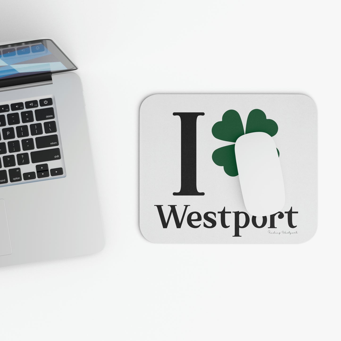 I Clover Westport Mouse Pad (Rectangle)