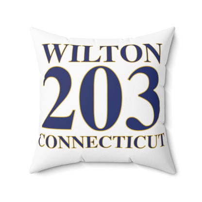 Wilton 203 Connecticut Spun Polyester Square Pillow