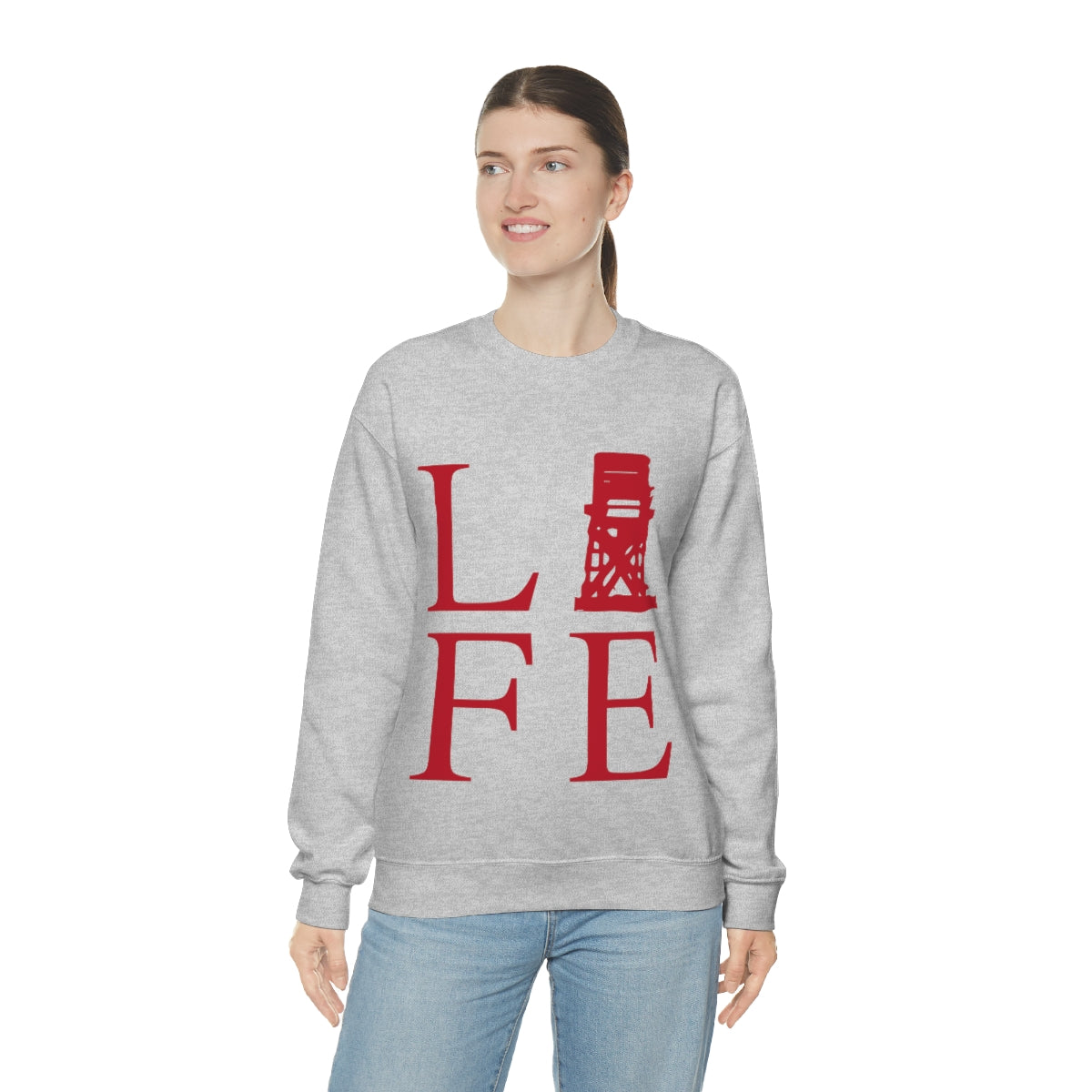 Fairfield Life (front) Unisex Heavy Blend™ Crewneck Sweatshirt