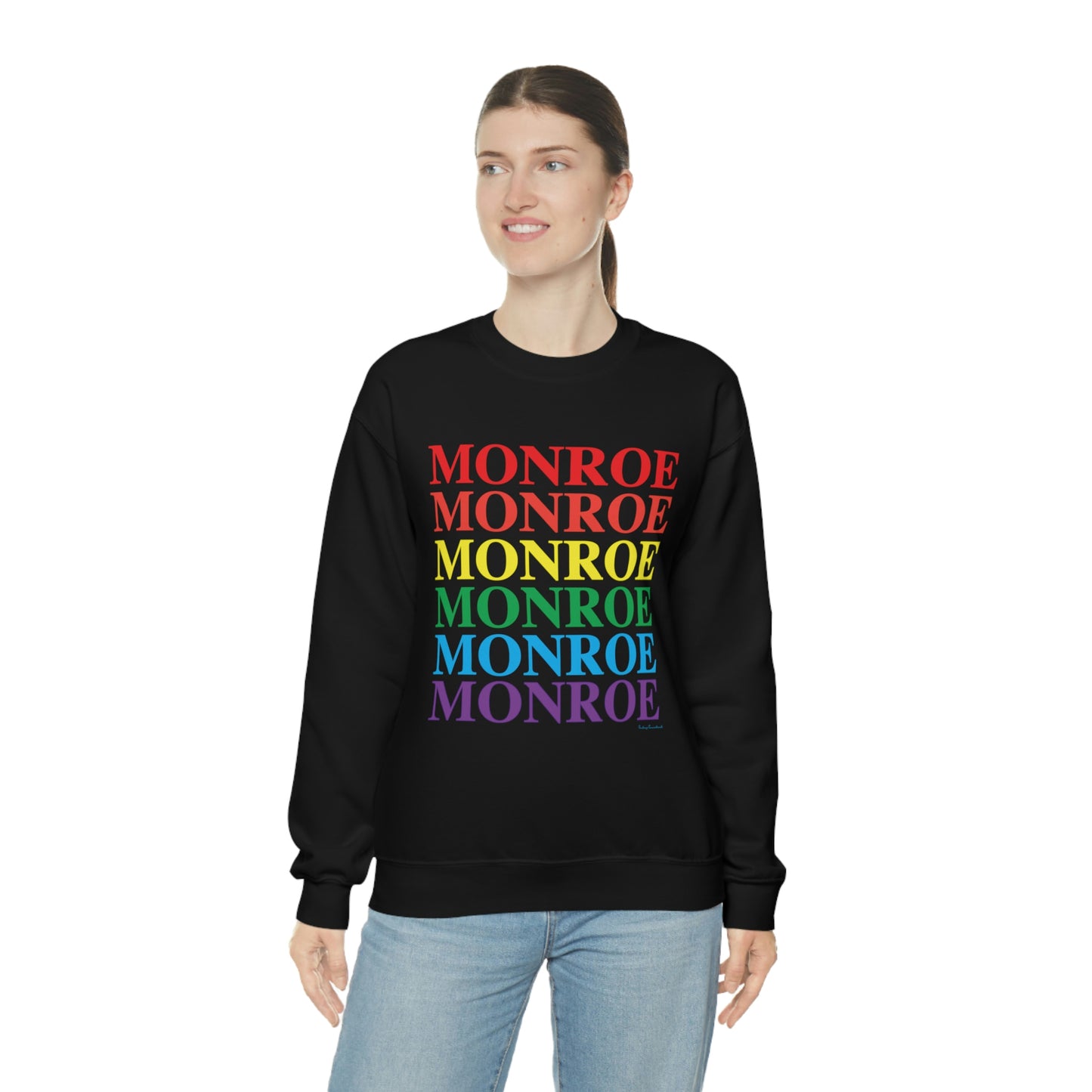 Monroe Pride Unisex Heavy Blend™ Crewneck Sweatshirt