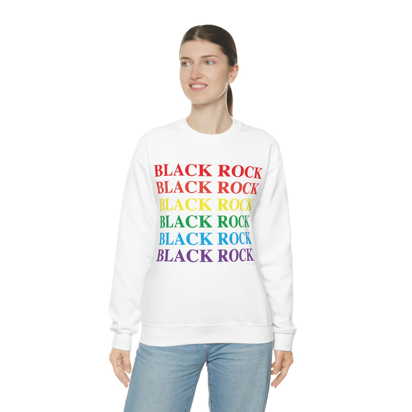 Black Rock Pride Unisex Heavy Blend™ Crewneck Sweatshirt