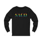 Saco Rainbow Unisex Jersey Long Sleeve Tee