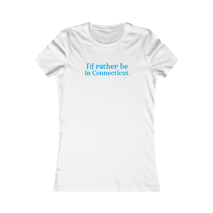 ct / connecticut womens tee shirt 