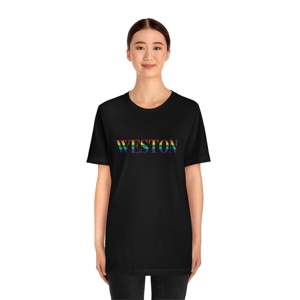 Do you have Weston Pride? Weston, Connecticut apparel and gifts including mugs including LGBTQ inspired apparel and gifts. 10% of pride sales are donated to a Connecticut LGBTQ organization. Free shipping! 