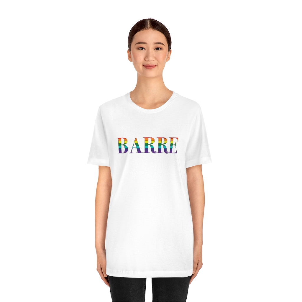 Barre Rainbow Unisex Jersey Short Sleeve Tee