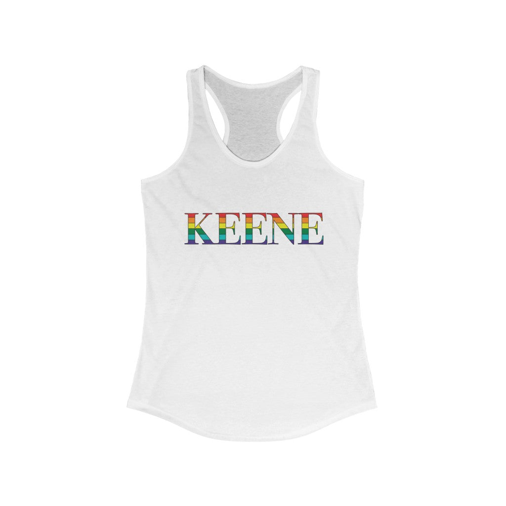 Keene Rainbow Women's Ideal Racerback Tank