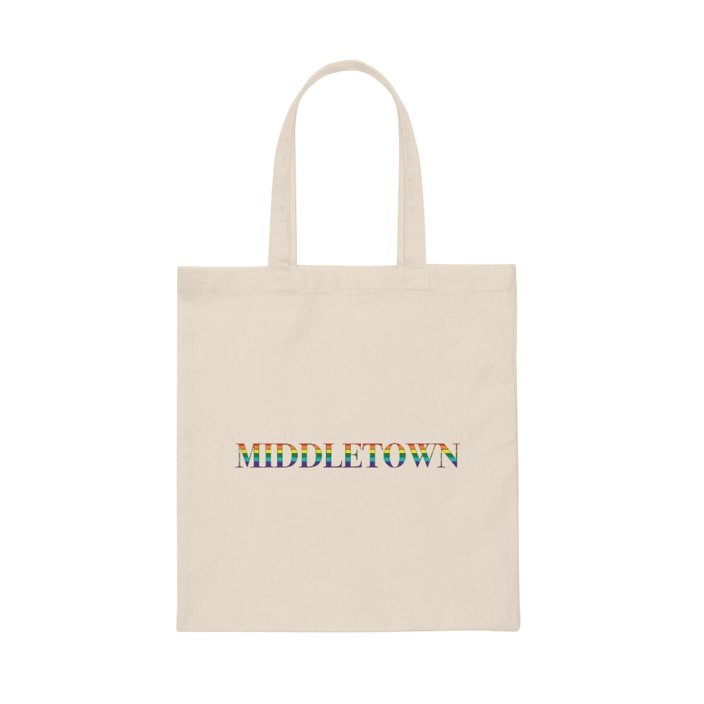 Middletown Rainbow Canvas Tote Bag