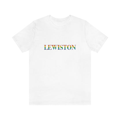 Lewiston Rainbow Unisex Jersey Short Sleeve Tee