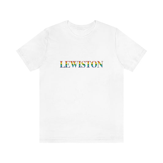 Lewiston Rainbow Unisex Jersey Short Sleeve Tee