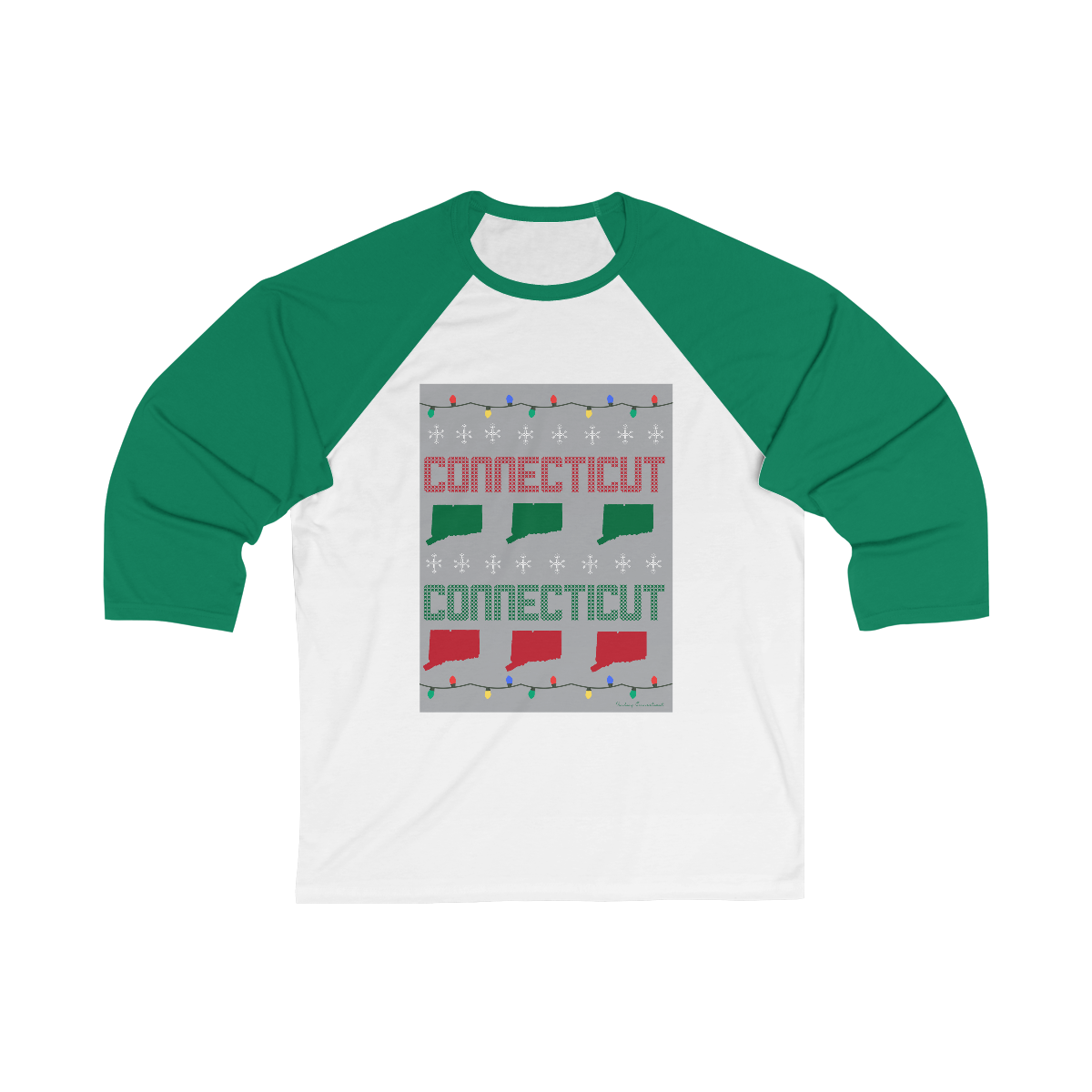 Connecticut Ugly holiday unisex tee 