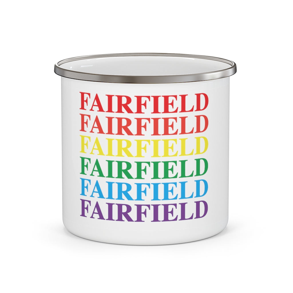 fairfield pride camping mug