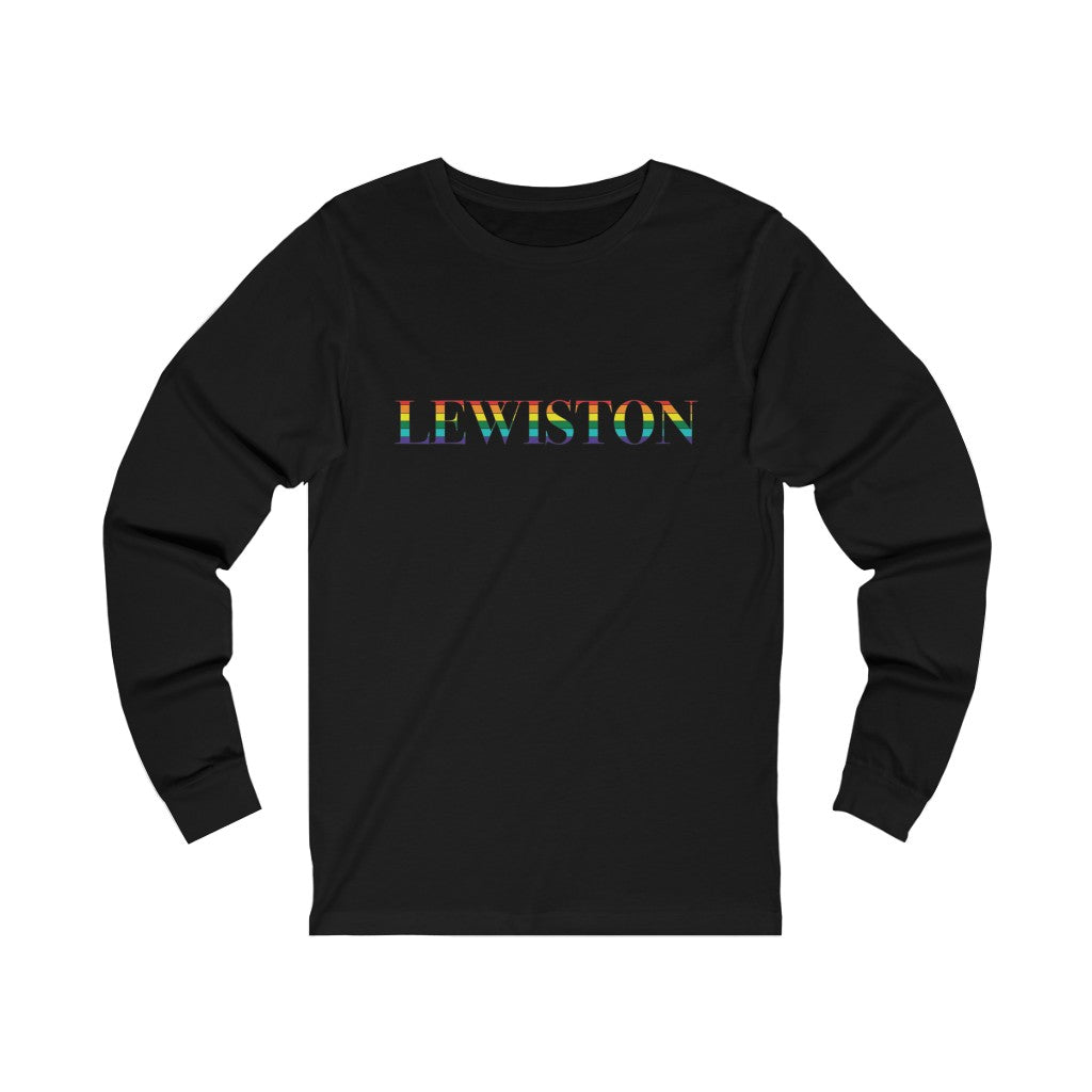 Lewiston Rainbow Unisex Jersey Long Sleeve Tee