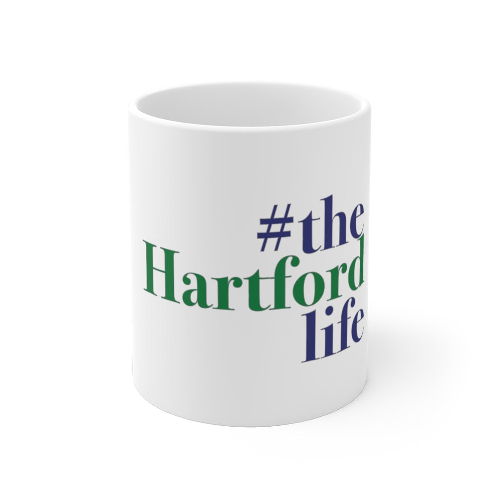  #thehartfordlife White Ceramic Mug  Proceeds help grow Finding Connecticut's website and brand.   Click here to go back to our home page. 