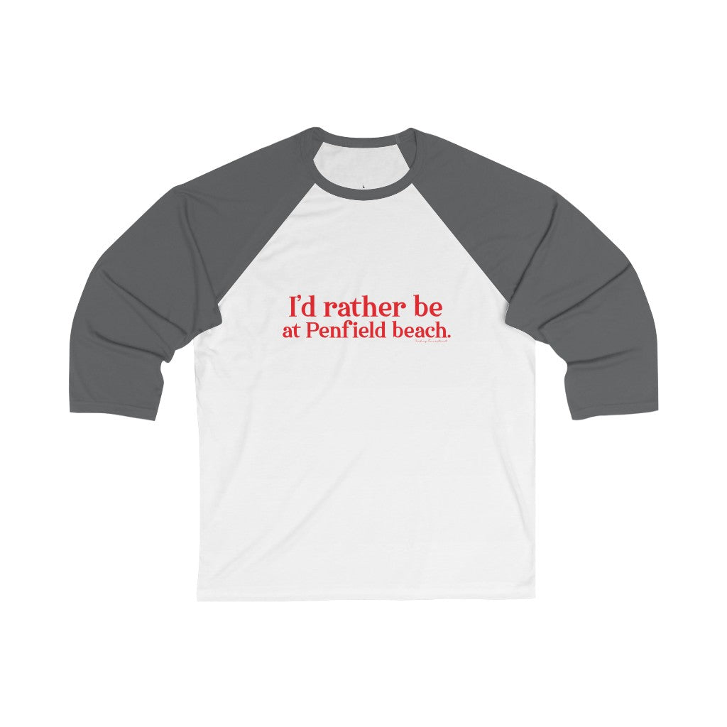 I'd rather be at Penfield Beach fairfield ct / connecticut unisex shirt