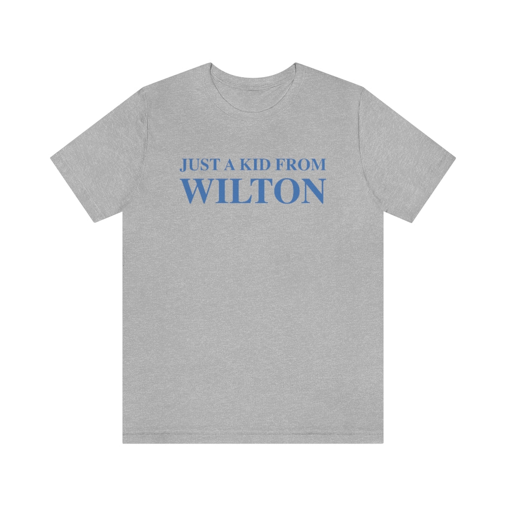 Just a kid from Wilton, Wilton, Connecticut tee shirts, hoodies sweatshirts, mugs and other apparel, home gifts and souvenirs. Proceeds of this collections goes to help Finding Connecticut’s brand. Free USA shipping 