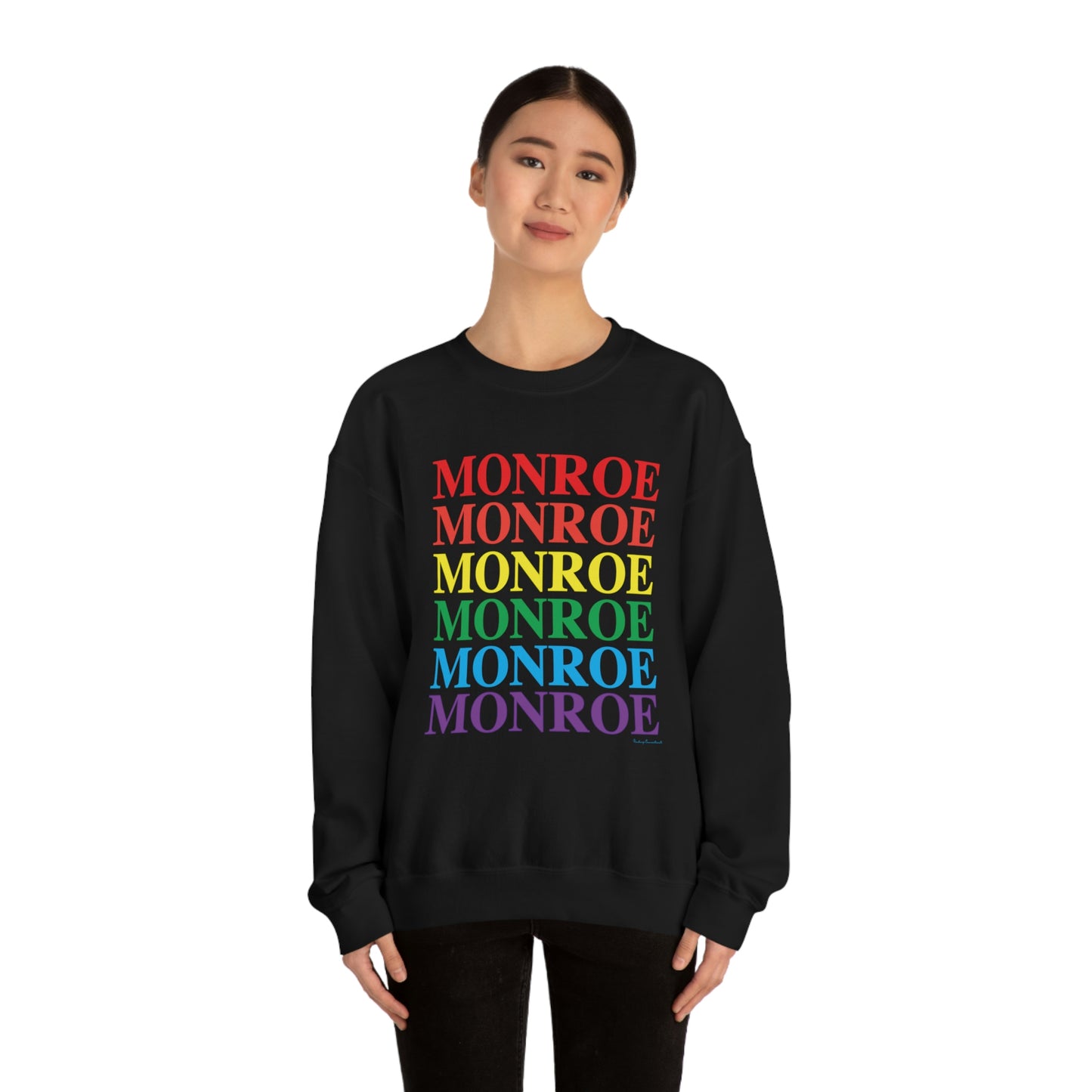 Monroe Pride Unisex Heavy Blend™ Crewneck Sweatshirt