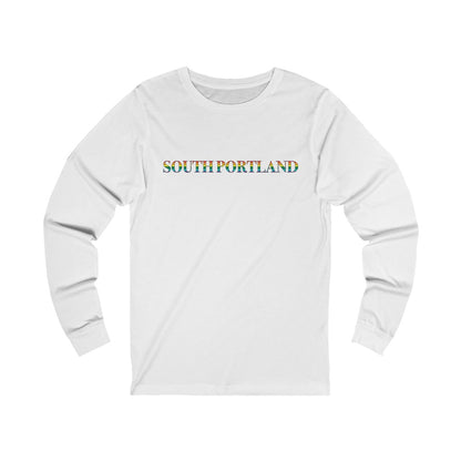 South Portland Rainbow Unisex Jersey Long Sleeve Tee