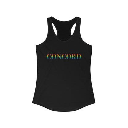 Concord Rainbow  Women's Ideal Racerback Tank