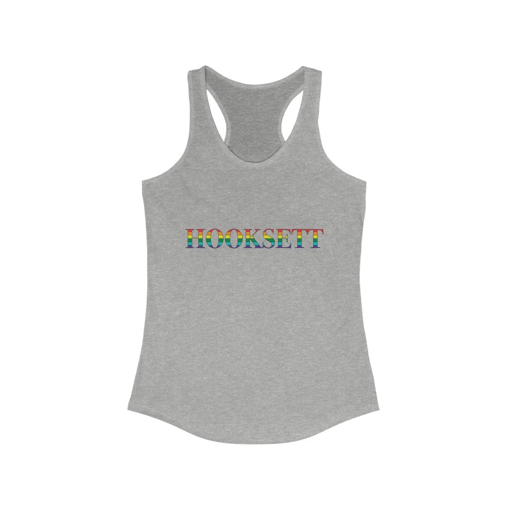 Hooksett Rainbow Women's Ideal Racerback Tank