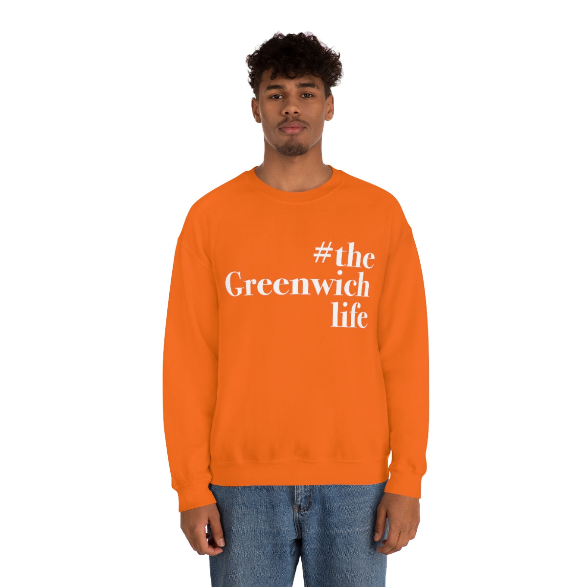 #thegreenwichlife Unisex Heavy Blend™ Crewneck Sweatshirt