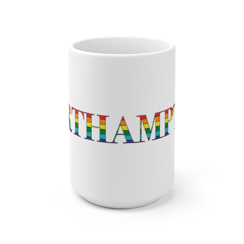 Northampton Rainbow White Ceramic Mug