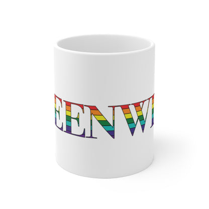 greenwich pride mug