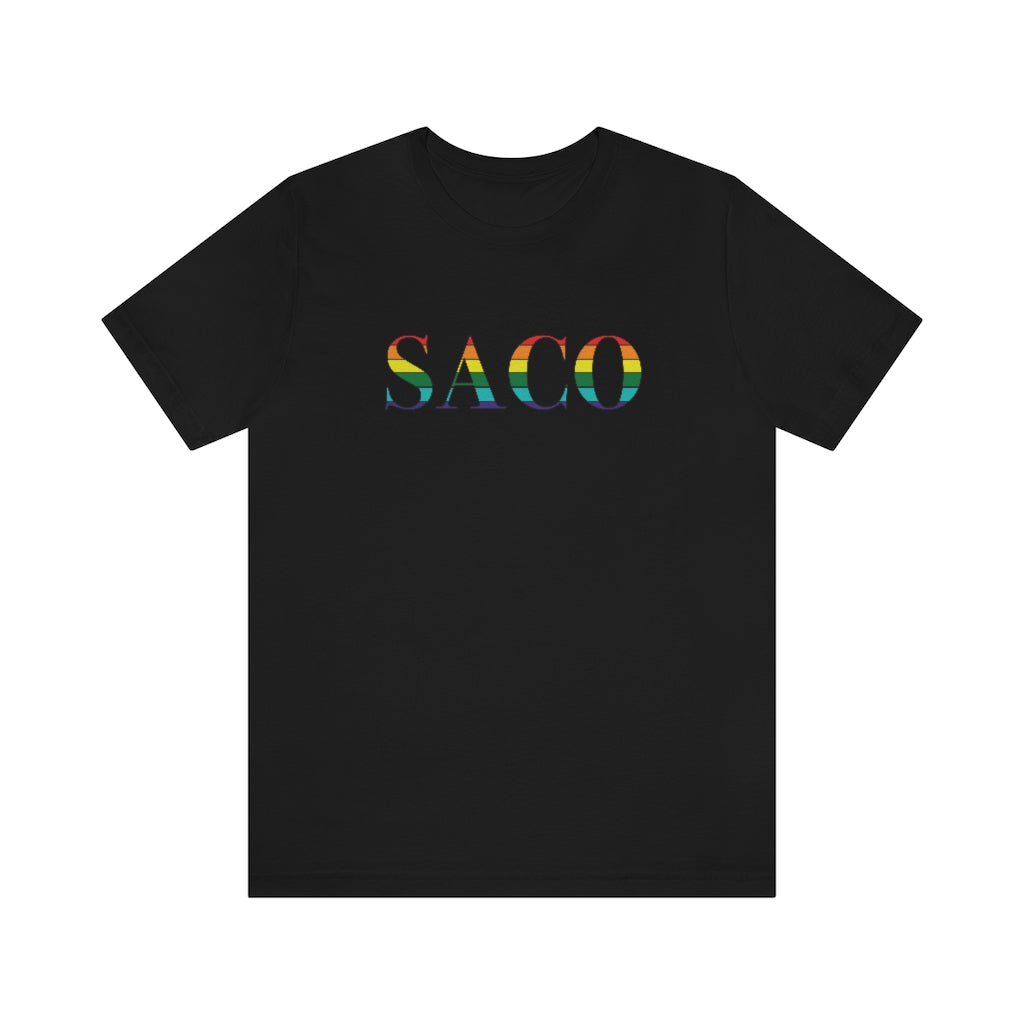 Saco Rainbow Unisex Jersey Short Sleeve Tee