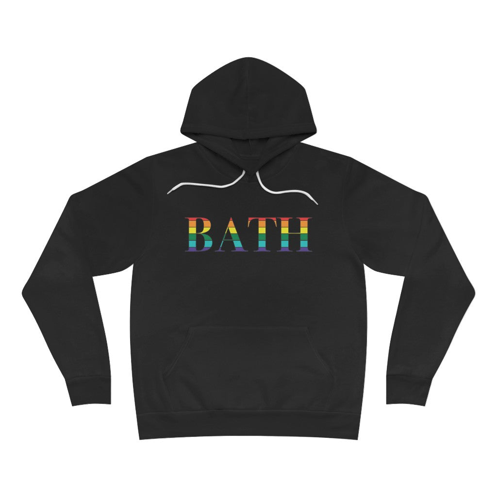 Bath Rainbow Unisex Sponge Fleece Pullover Hoodie