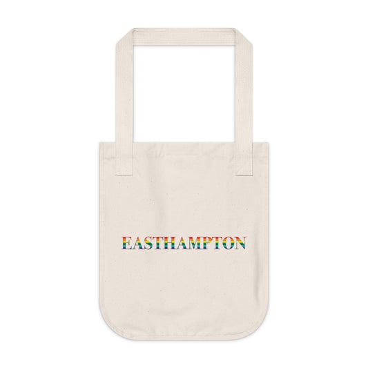 Easthampton Rainbow Organic Canvas Tote Bag