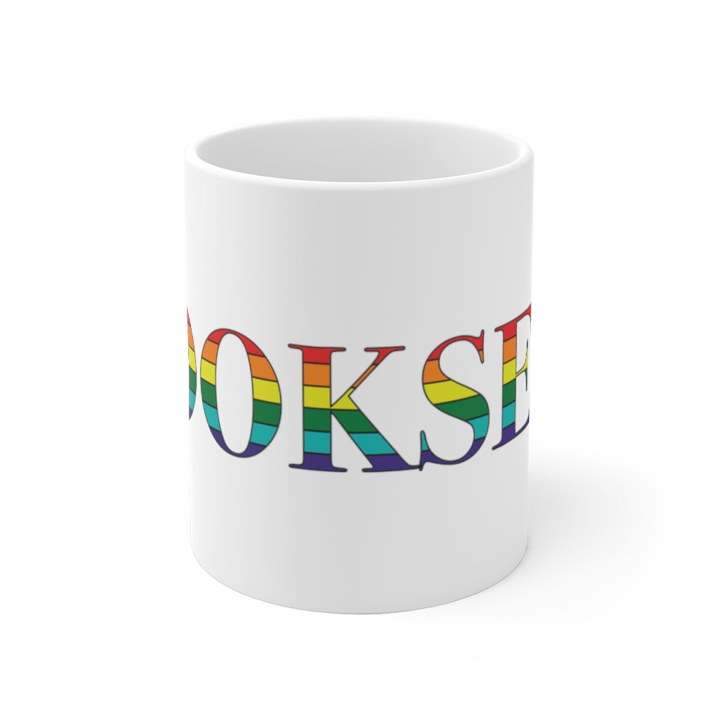 Hooksett Rainbow White Ceramic Mug