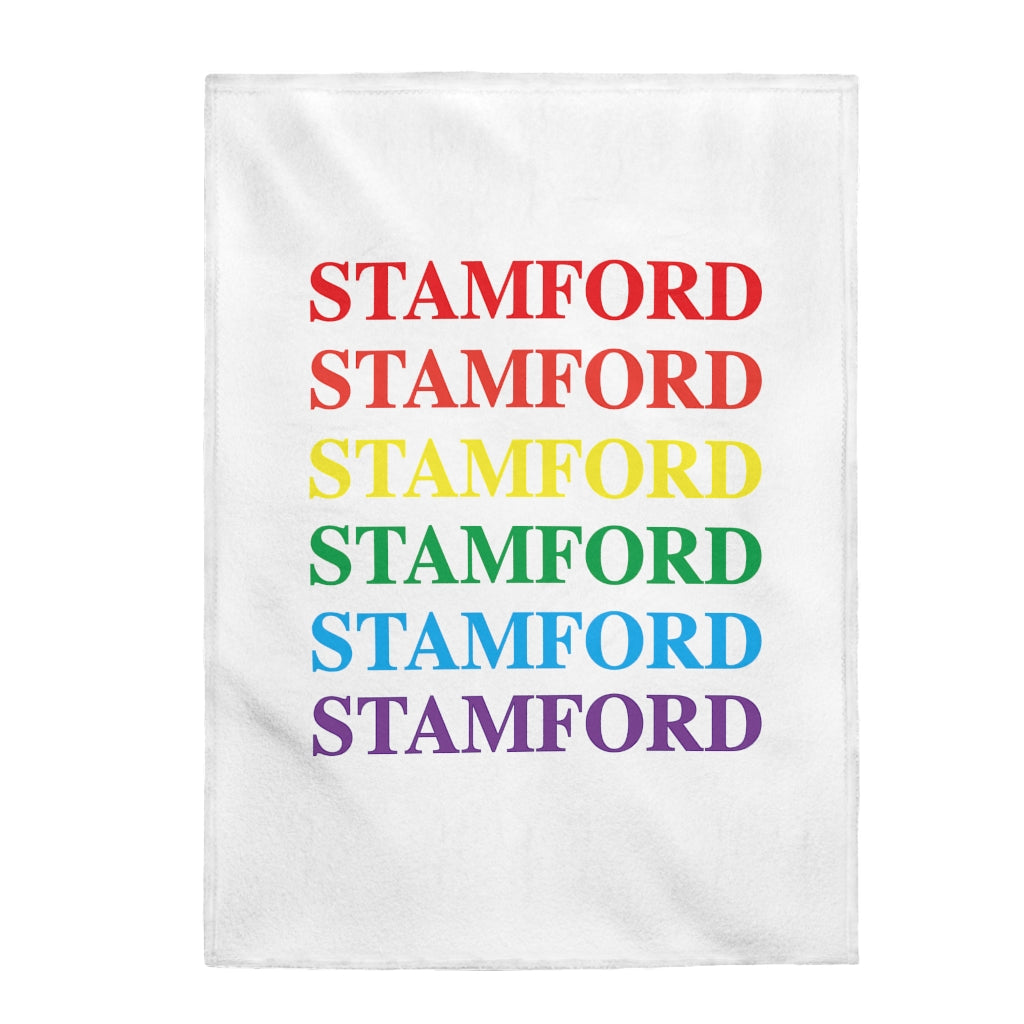 Do you have Stamford Pride?  Stamford, Connecticut apparel and gifts including mugs including LGBTQ inspired blankets