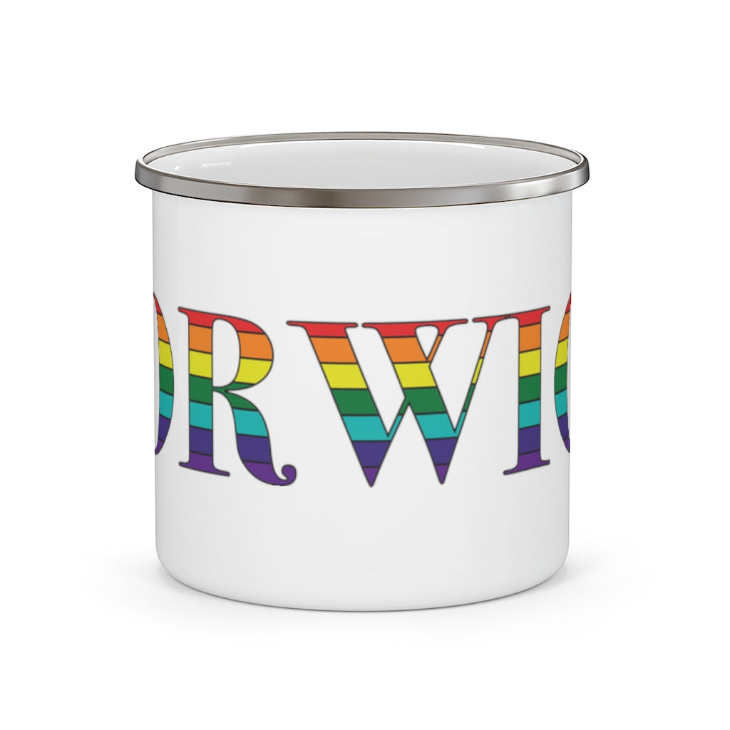 Norwich Rainbow Enamel Camping Mug