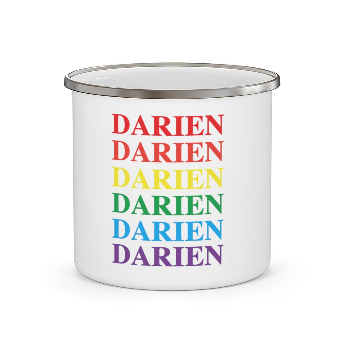 Darien pride camping mug