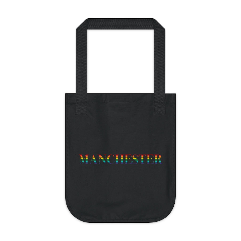 Manchester Rainbow Organic Canvas Tote Bag